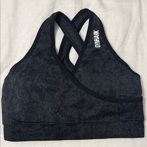 Gymshark Charcoal Camo Sports Bra